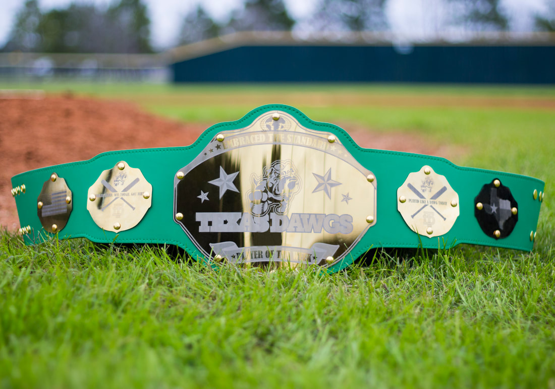 Texas Dawgs Player of the Week Belt